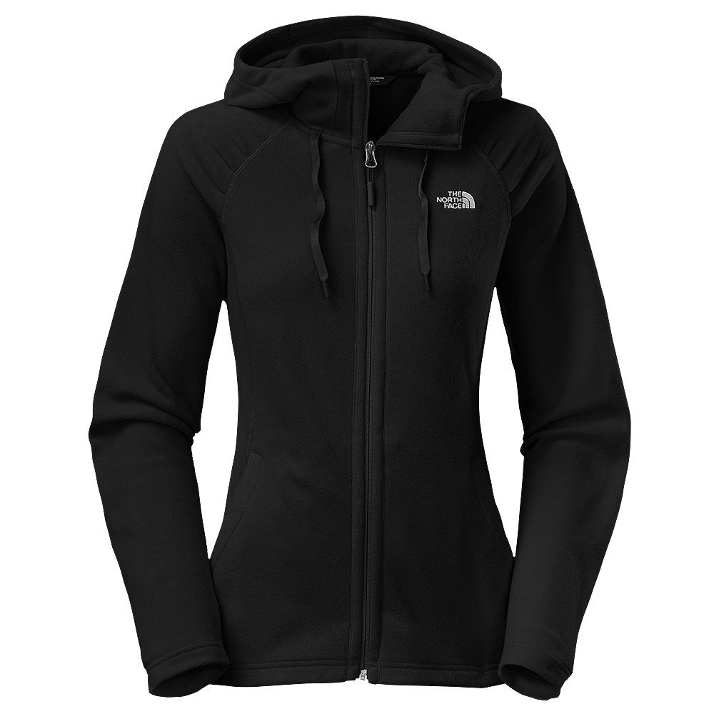 The North Face Mezzaluna women’s zip up size small jacket hoodie black polartec